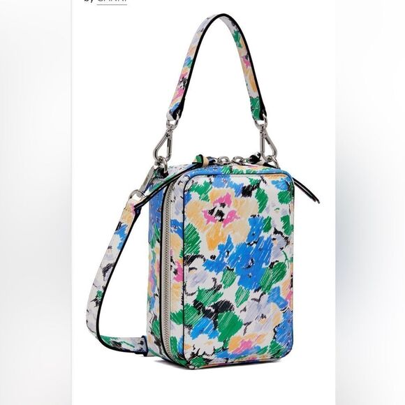 Ganni Multicolor Floral 2 Way Camera Bag - Picture 5 of 6